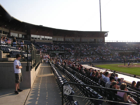 Behind 1st base- State Mutual Stadium - Rome, Ga.