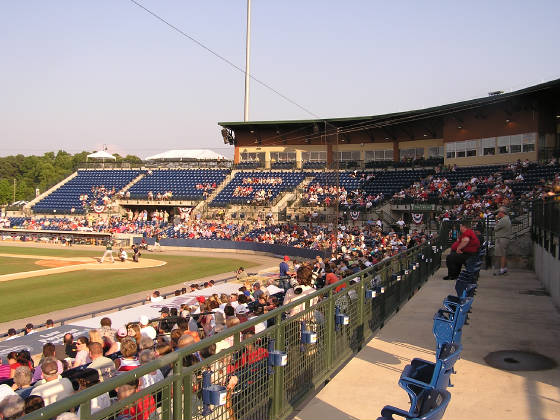 Looking in on the 3rd base side - State Mutual Sta