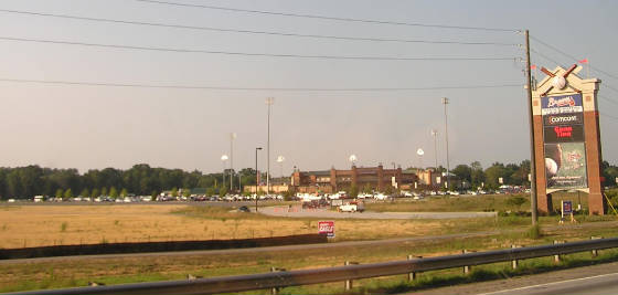 The Approach to State Mutual Stadium - Rome, Ga